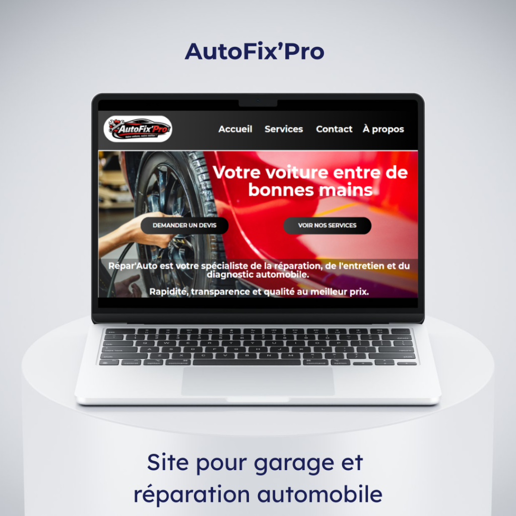 Projets conceptuels – Création de sites internet